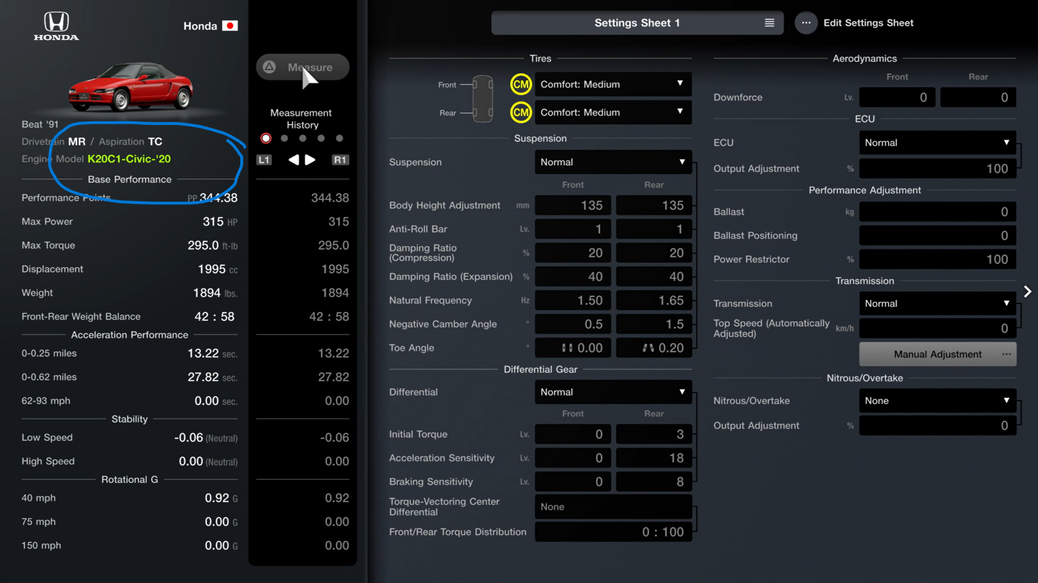 Gran Turismo 7 Engine Swap List